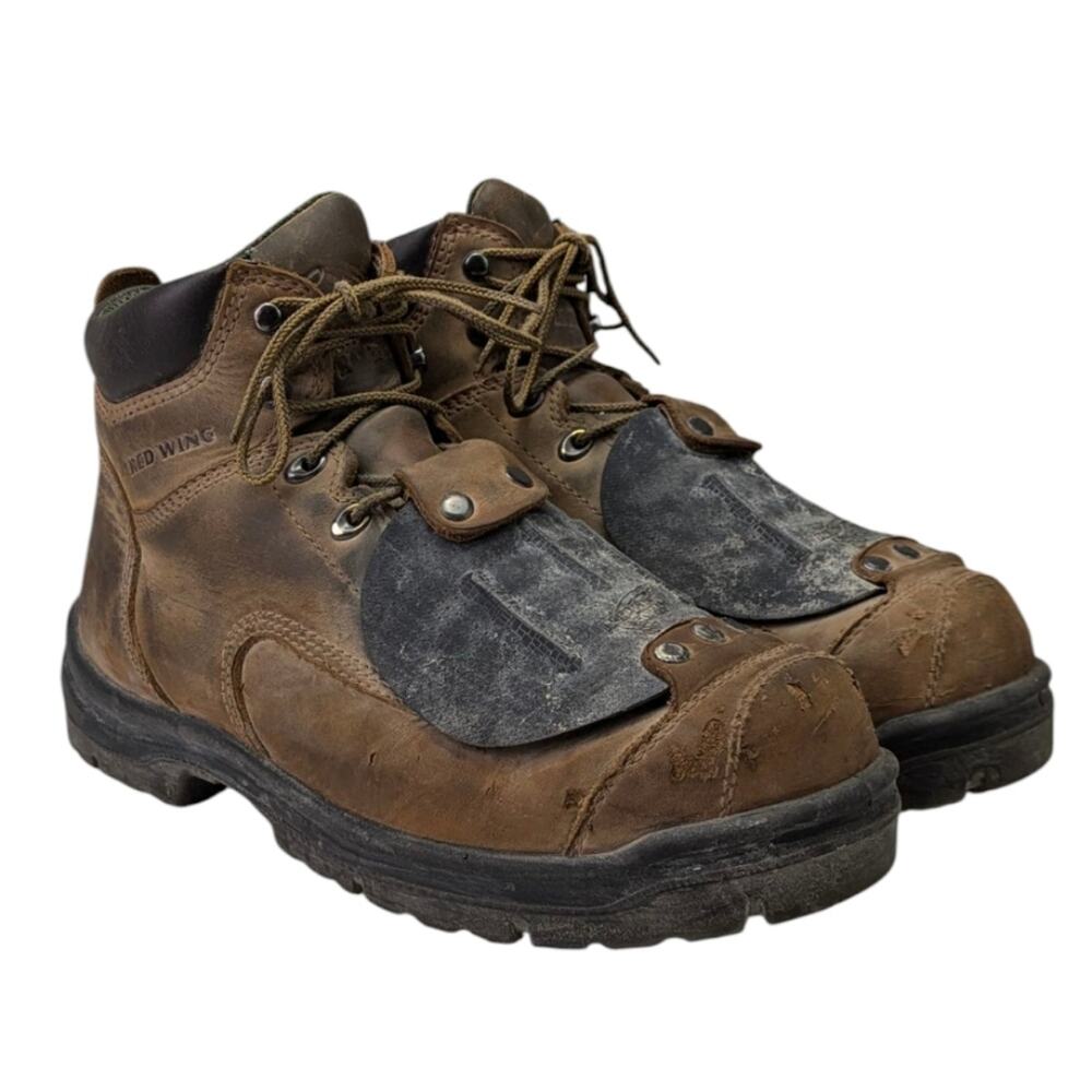 Red Wing King Toe Metguard 4456 Boots GUC Size 10.5D.     S3969